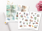 Preview: Wald Tiere Sticker Set